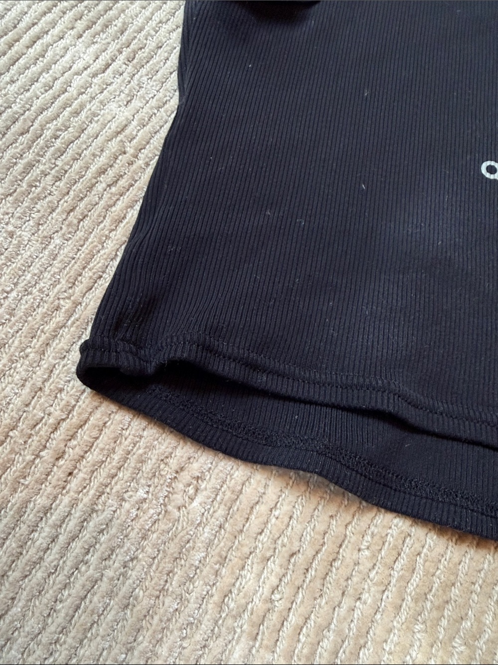 Alo Yoga Goddess Ribbed Go-To Tank Black Size S Crop Top - Picture 8 of 8